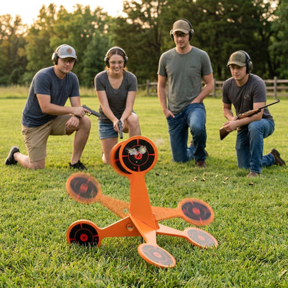 🎯 Spinning Shooting Target (Thickened Flip Roller)