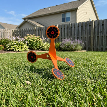 🎯 Spinning Shooting Target (Thickened Flip Roller)
