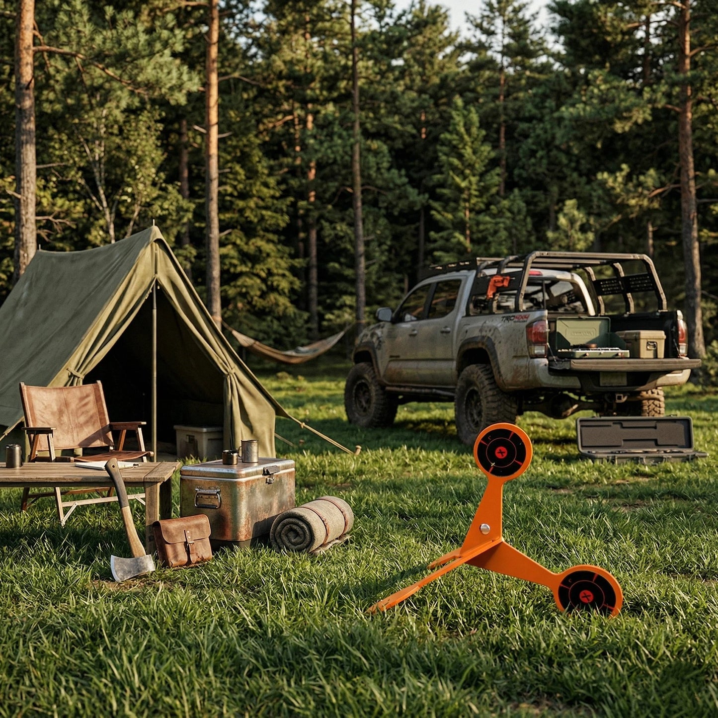 🎯 Spinning Shooting Target (Thickened Flip Roller)